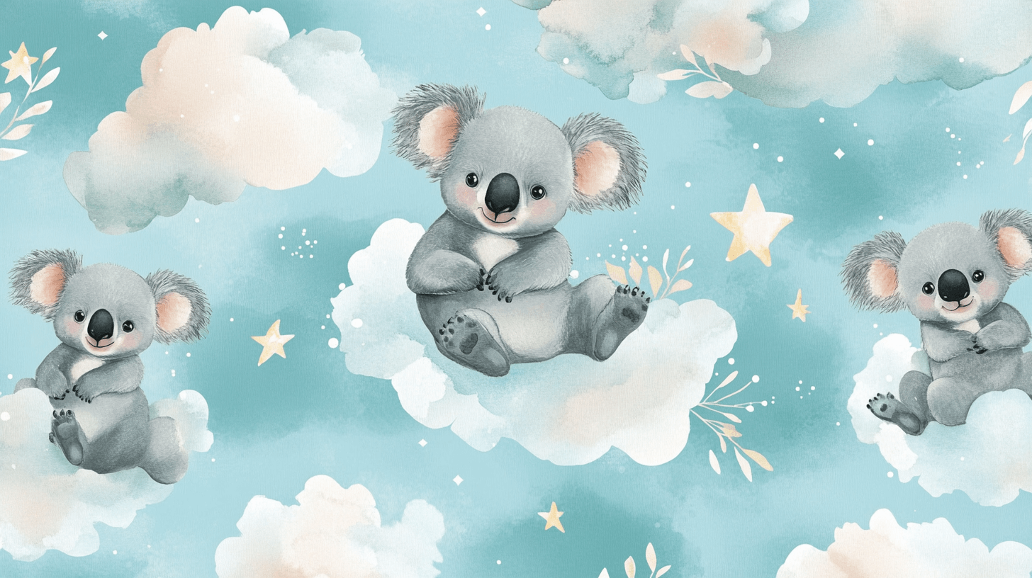 Papier Peint Koala Dans Une Bulle De Rêve