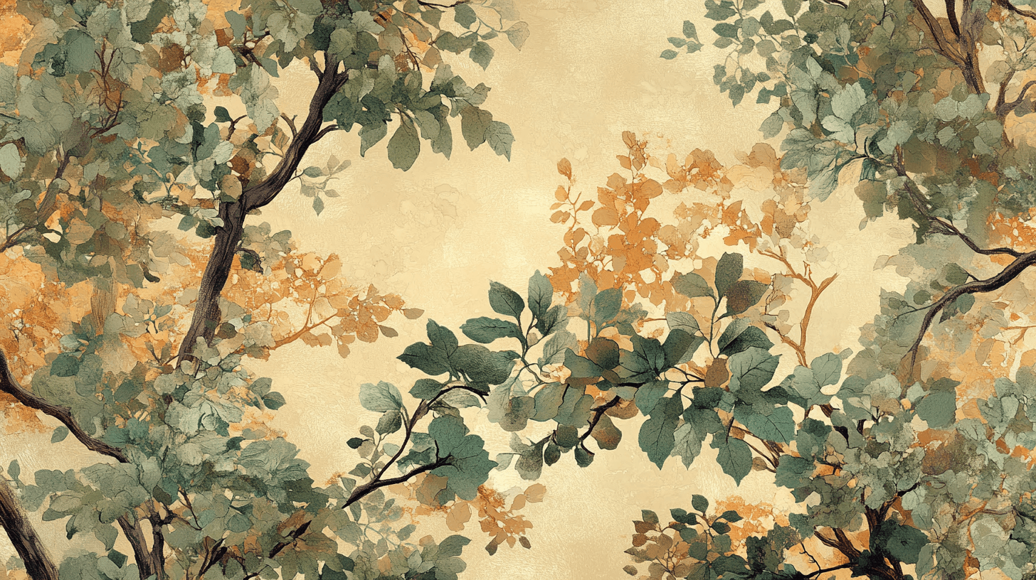 Papier Peint Arbre Chene