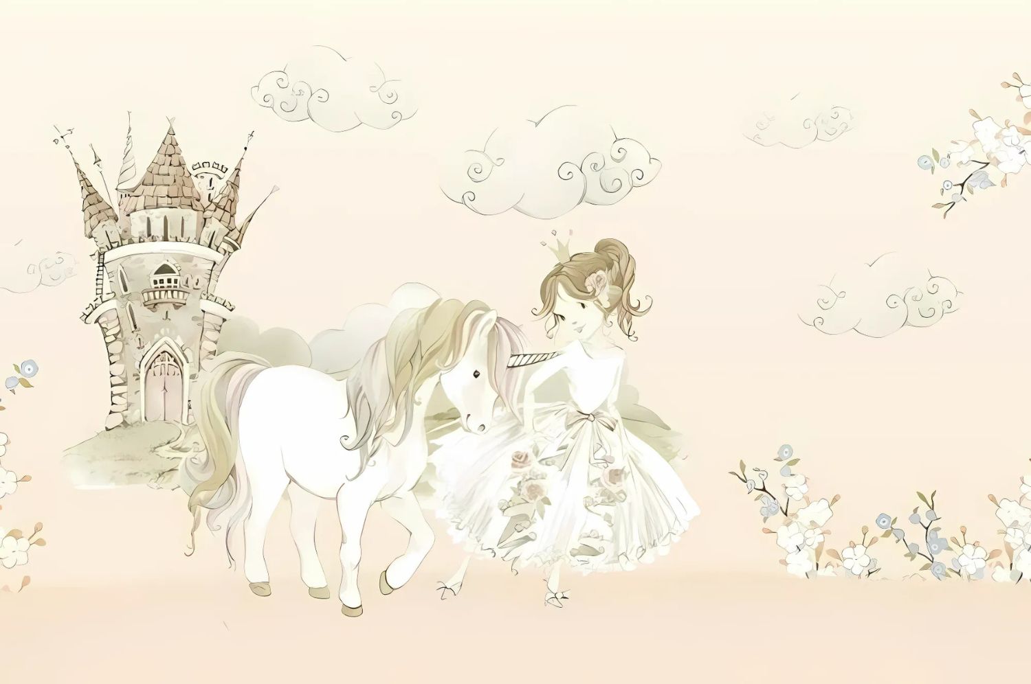 Sfondo di Principessa e Unicorno - Second Image