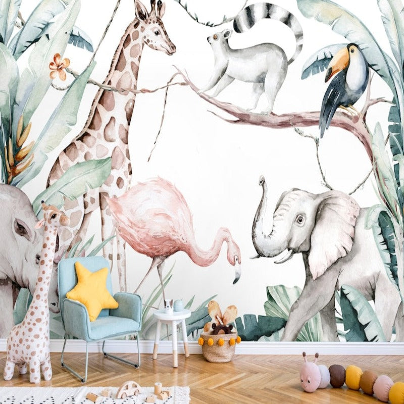 Animals Wallpaper <br/> Safari Giraffe and Co.