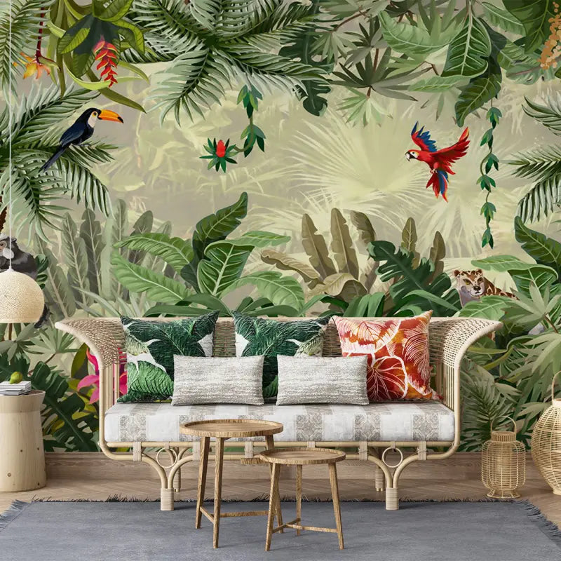 Jungle Papier Peint Feuillage