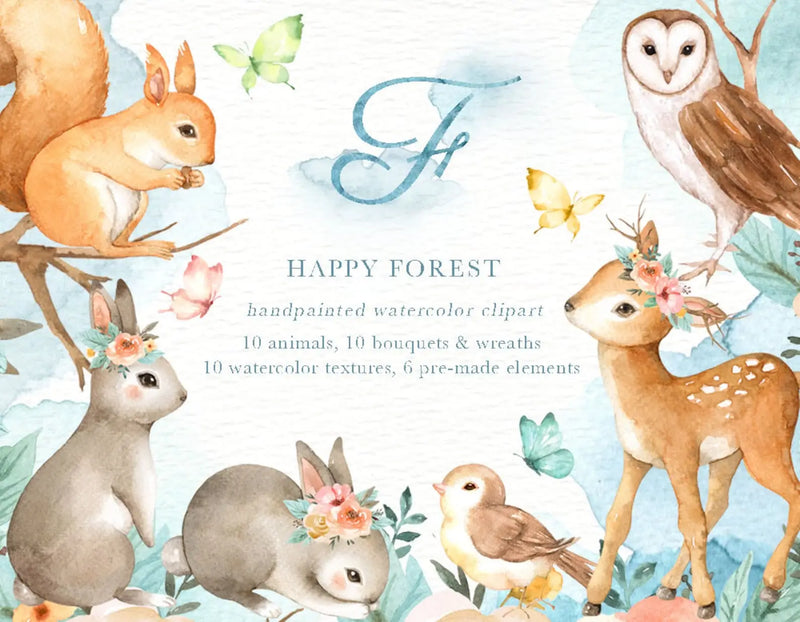 Papier Peint Animaux de la Forêt