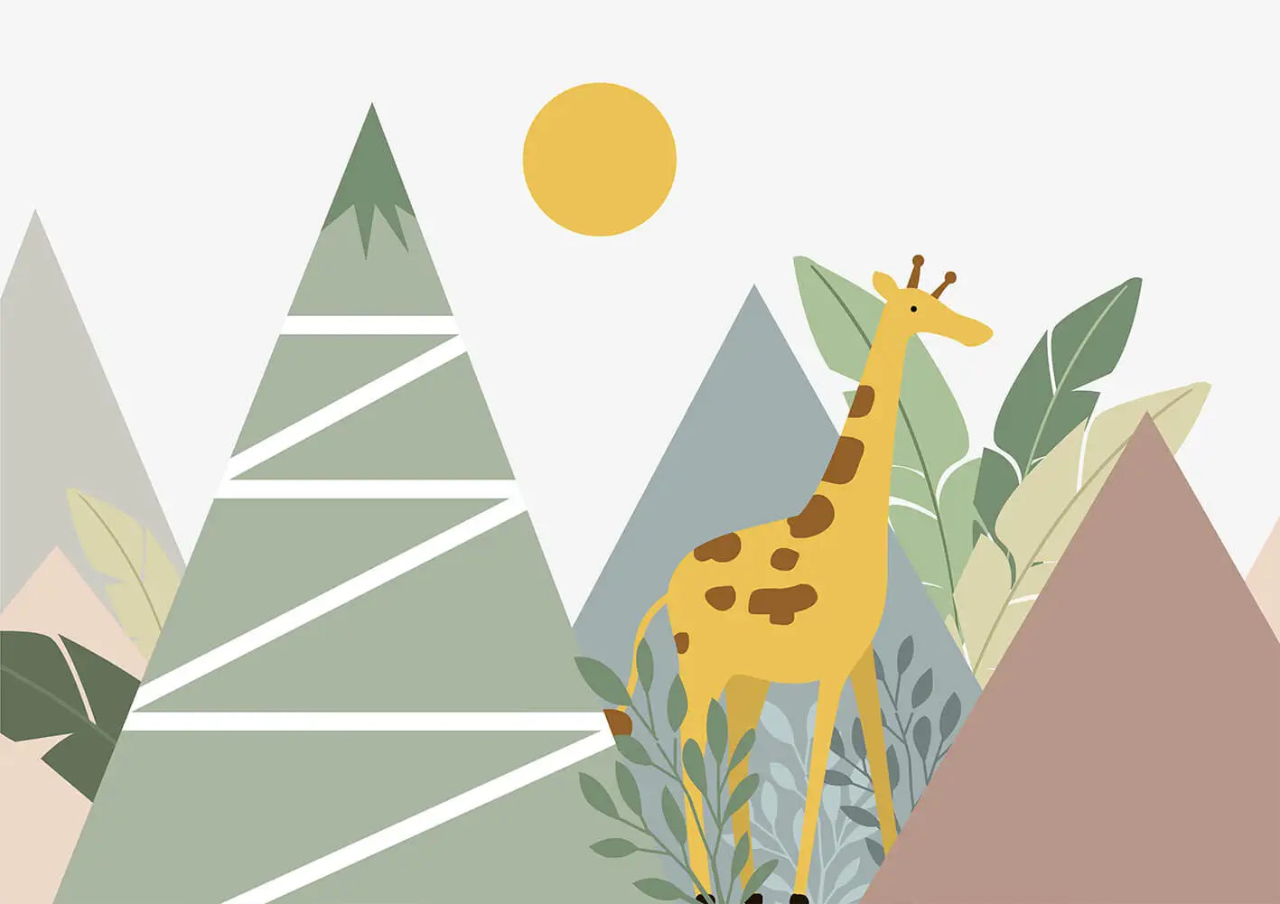 Mountain animal wallpaper