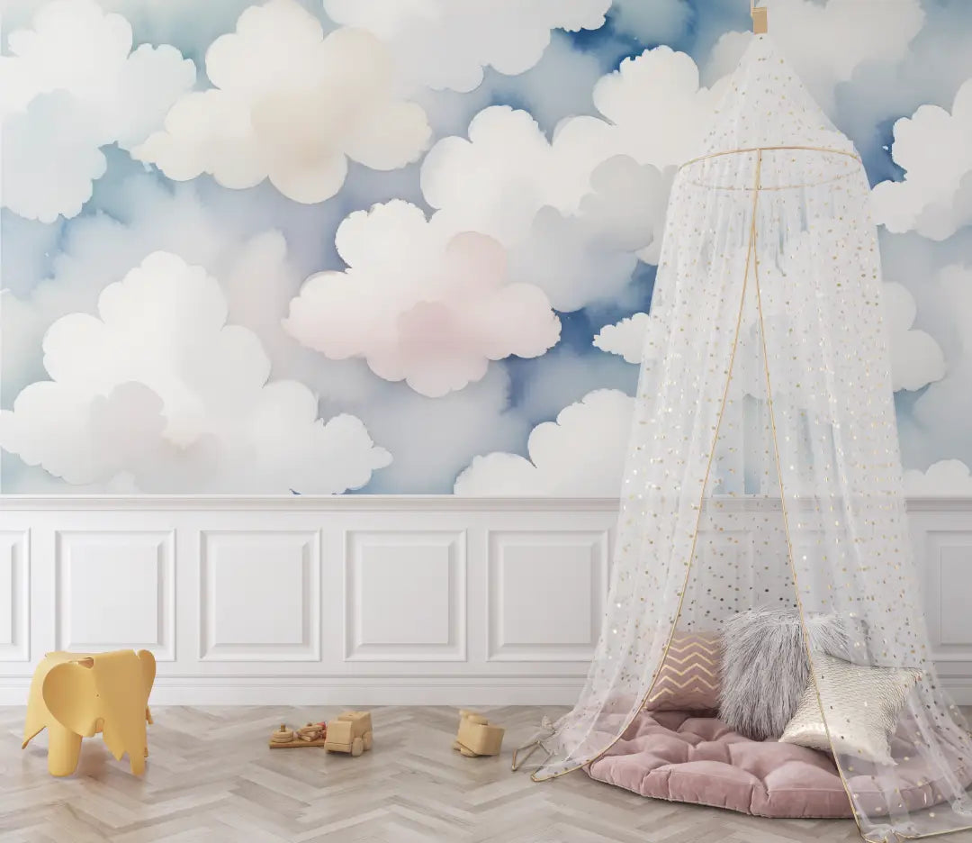 Baby wallpaper Fluffy clouds - Second Image