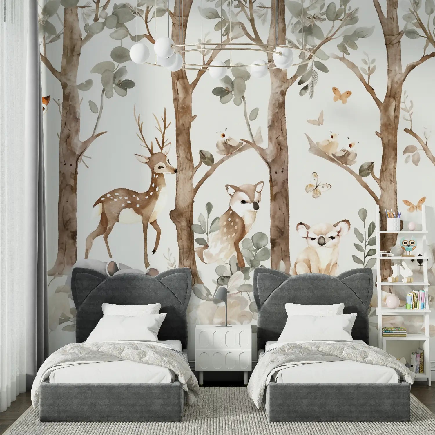 Mixed children's room wallpaper - Second Image