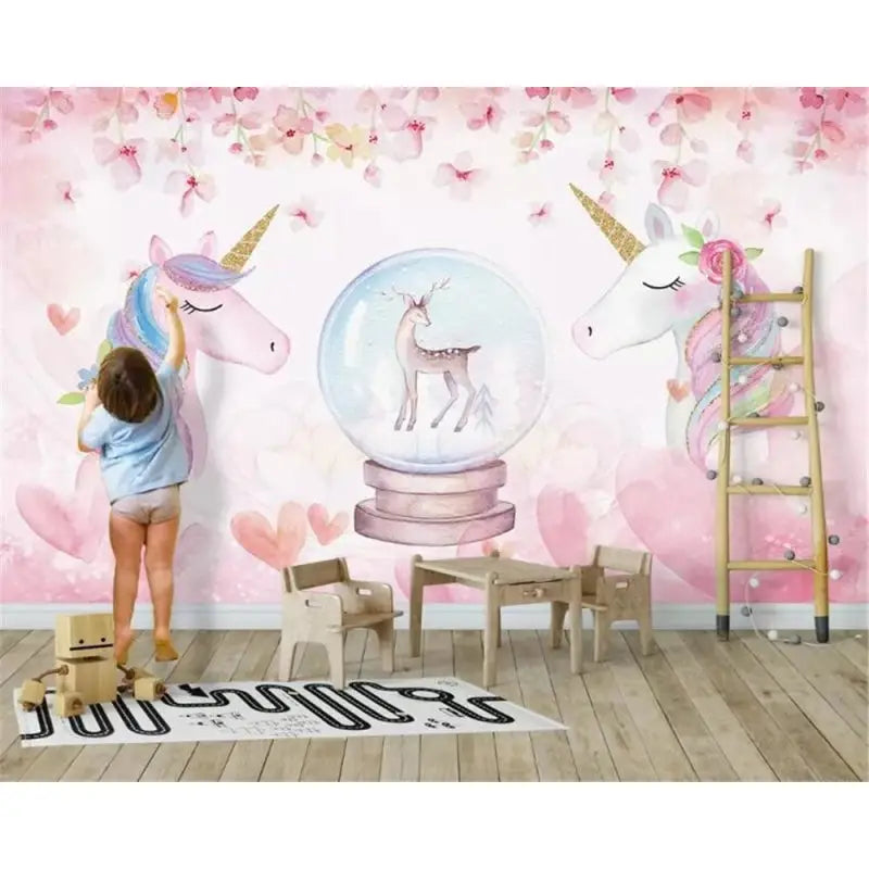 Papier Peint Chambre Fille Licorne