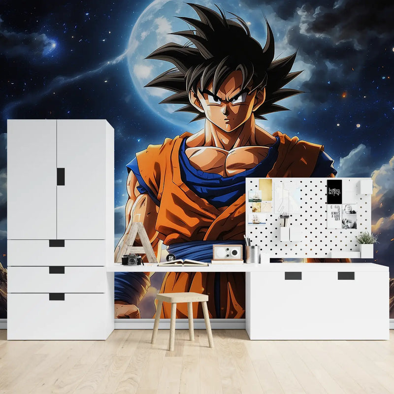 Papier Peint Dbz Goku Chambre - chambre spiderman