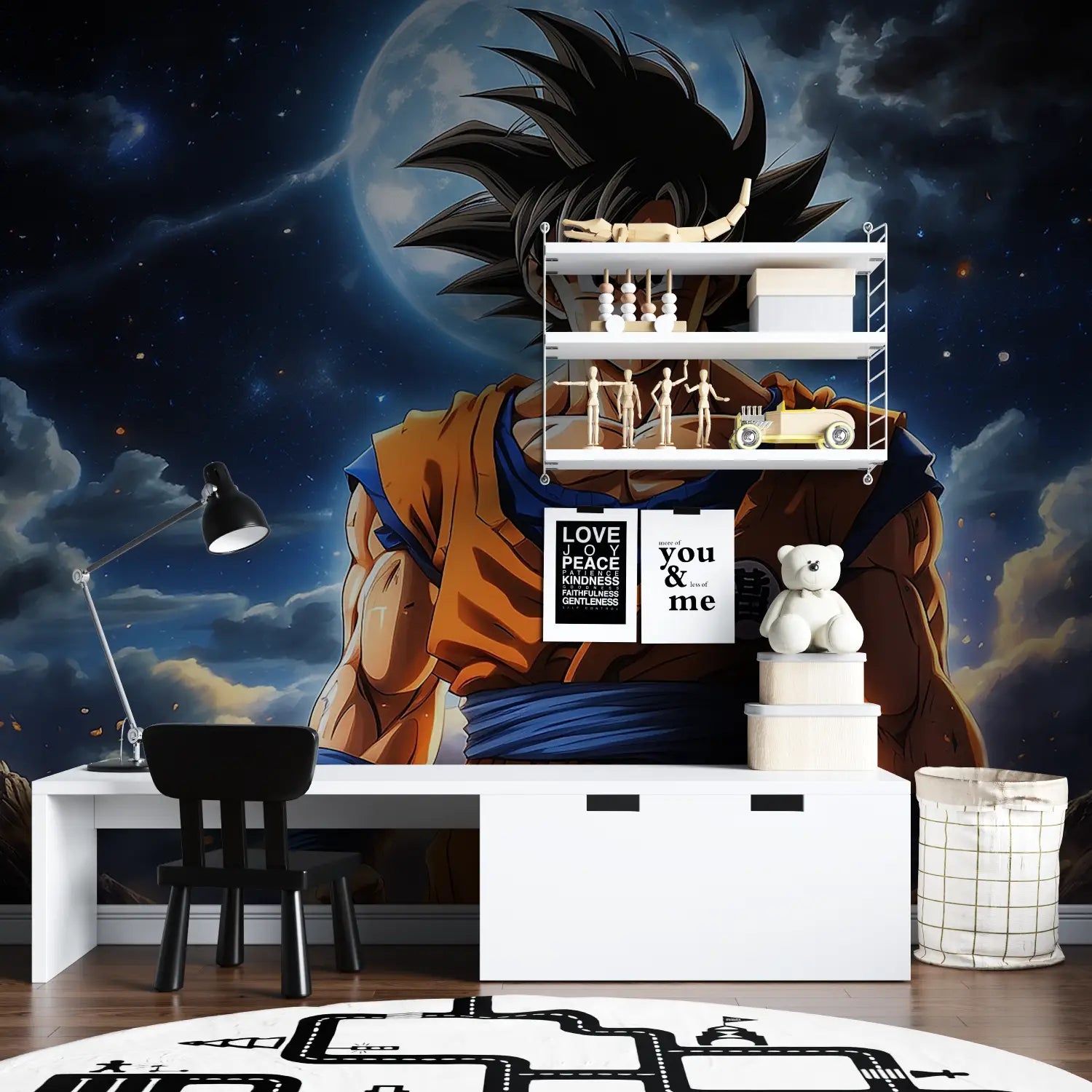 Papier Peint Dbz Goku Chambre - tapisserie spiderman