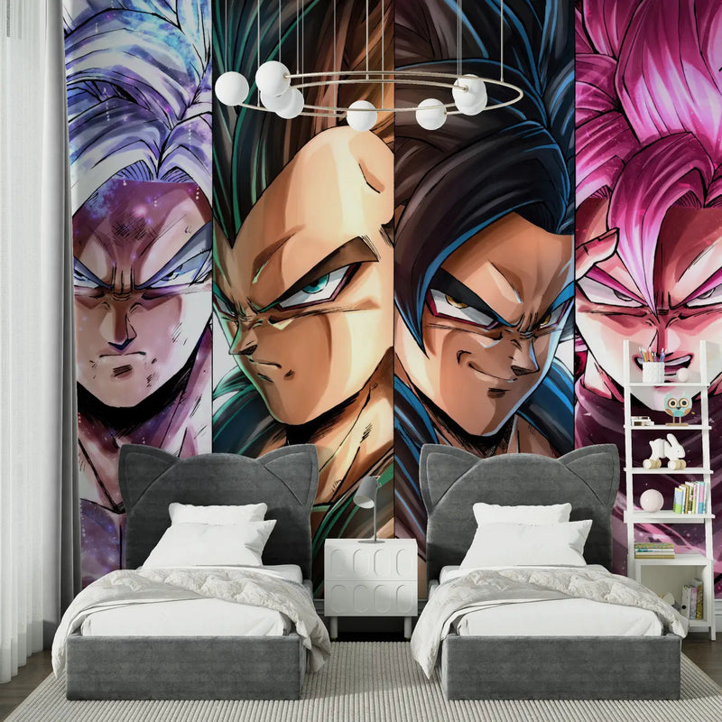 Papier Peint Dragon Ball Z Super - chambre spiderman