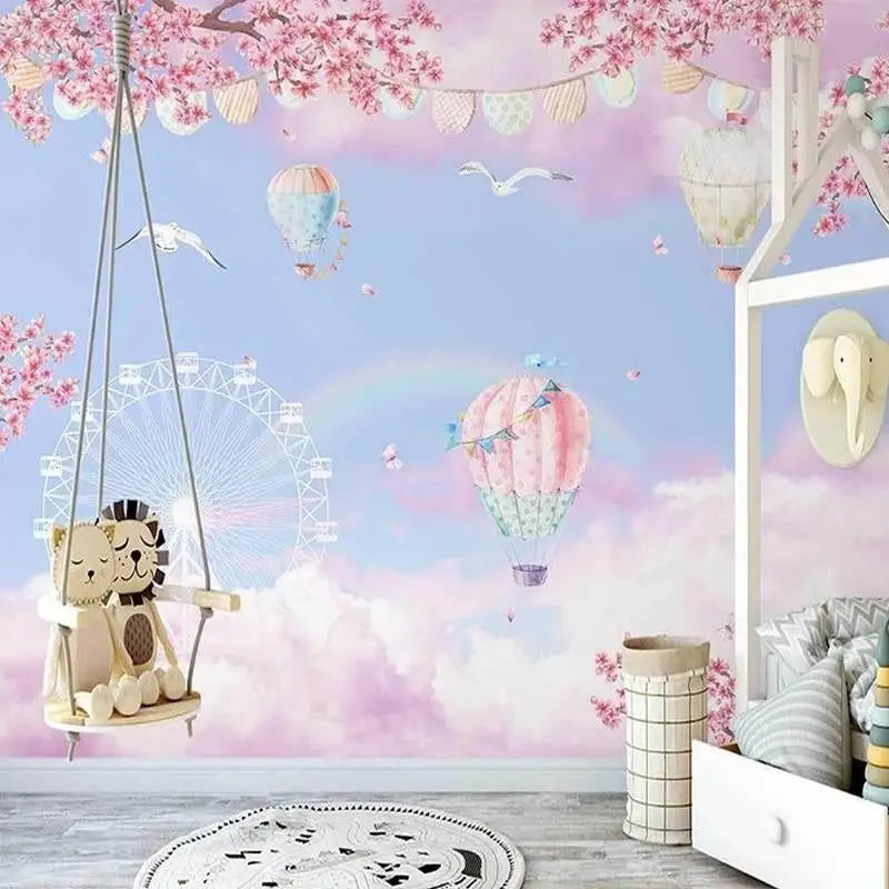 Papier Peint Floral Chambre Fille