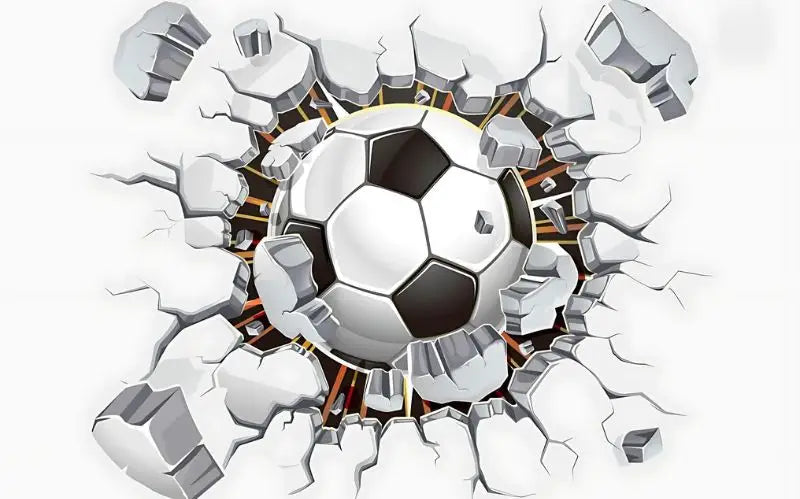 3D Ball Football Wallpaper - Second Image