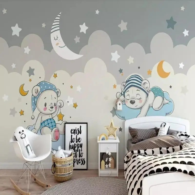 Babykamer patroon behang - Second Image