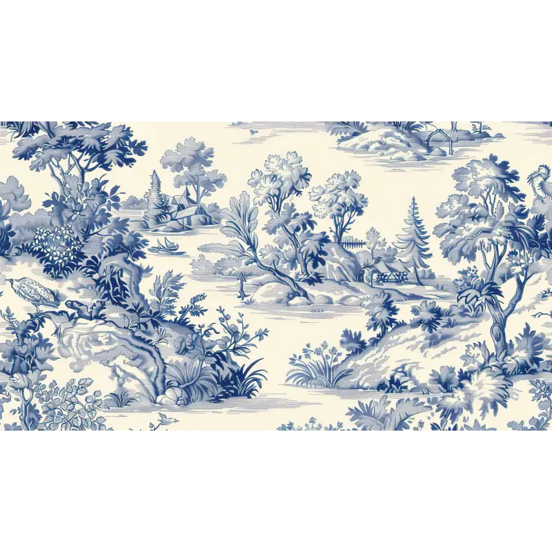 Papier Peint Motif Toile De Jouy