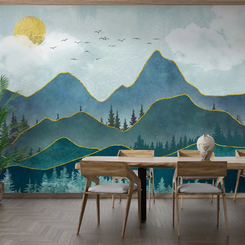 Papier Peint Mural Montagne