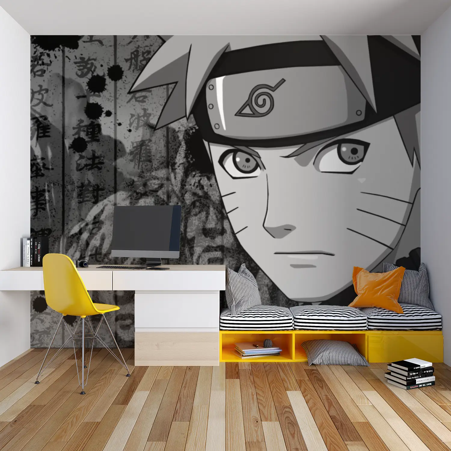 Naruto White Black Wallpaper - Second Image