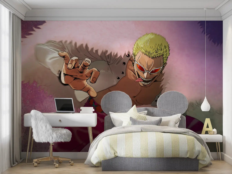 Papier Peint One Piece Doflamingo - chambre de garçon