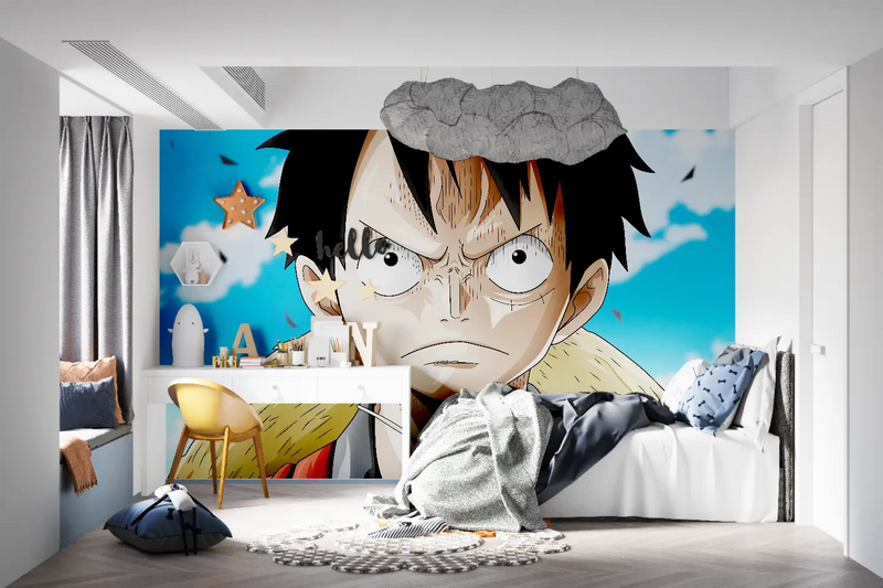 Papier Peint One Piece Luffy Énervé - manga hero