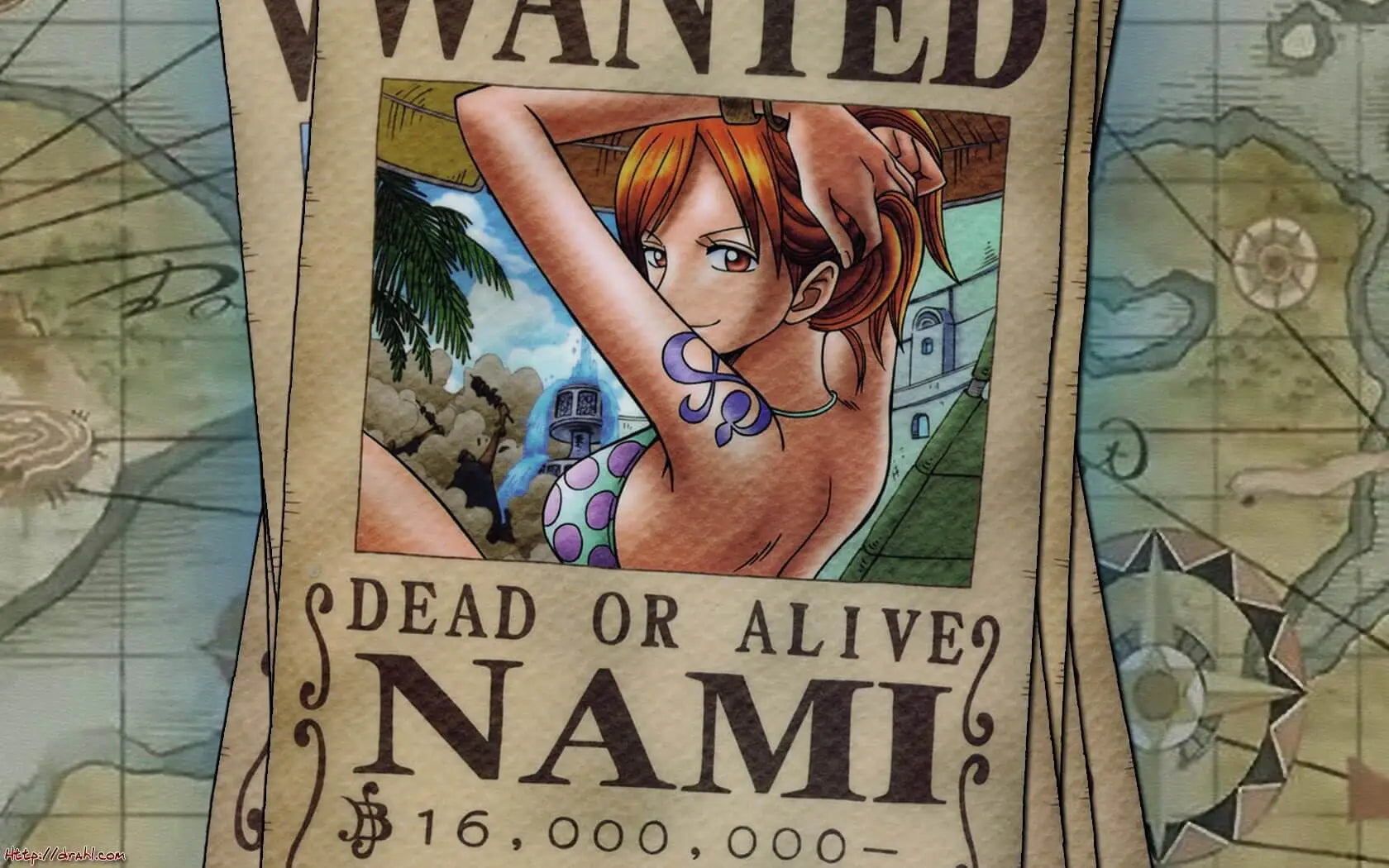 Papier Peint One Piece Nami