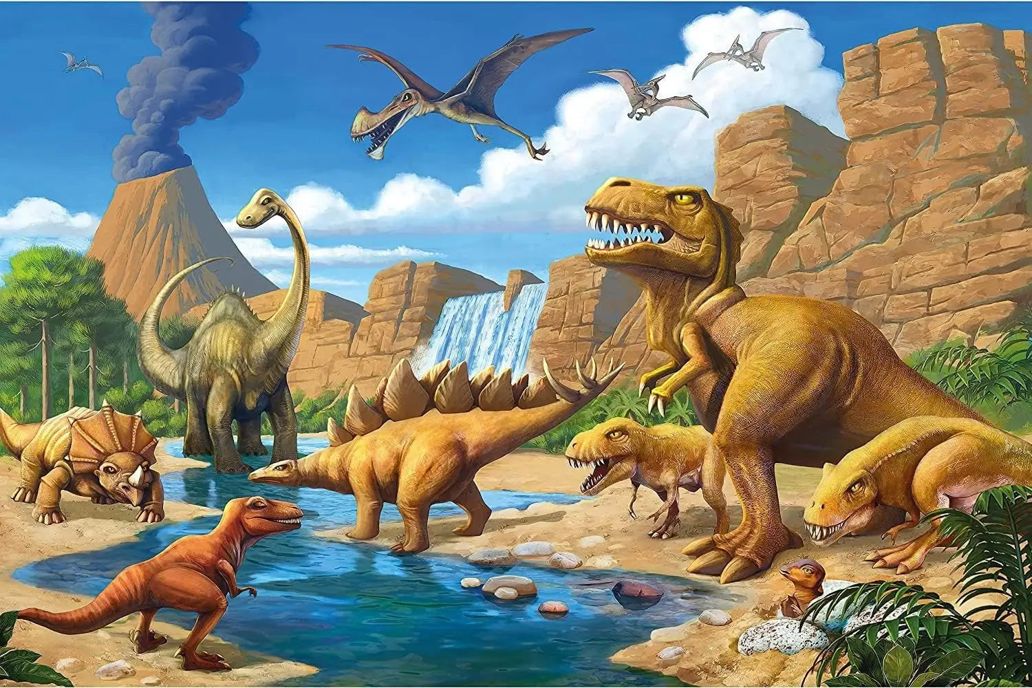 Dinosaur panoramic wallpaper