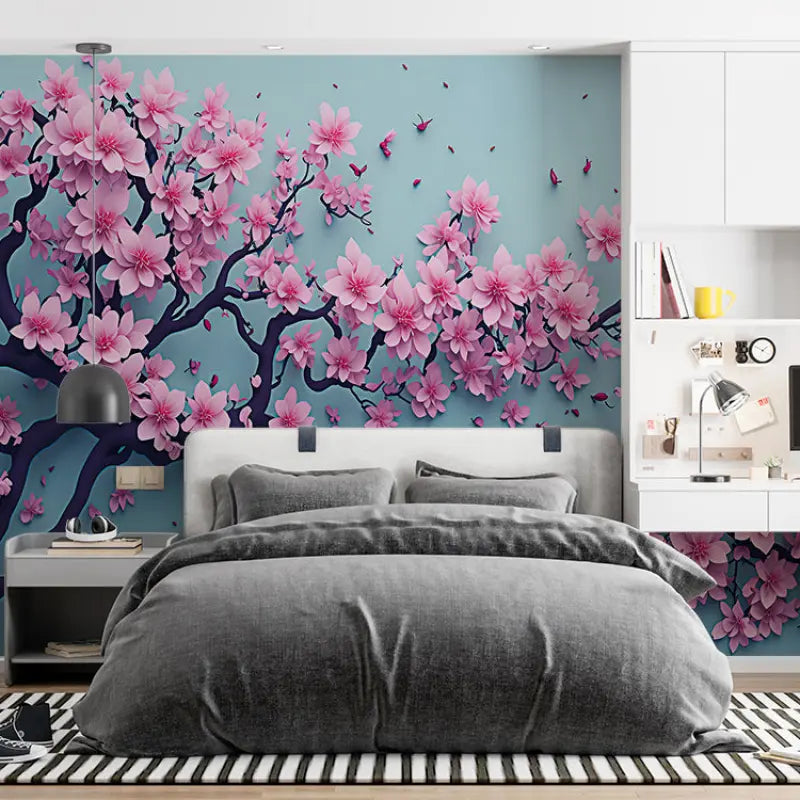 Panoramic Cherry Blossom Wallpaper - Second Image