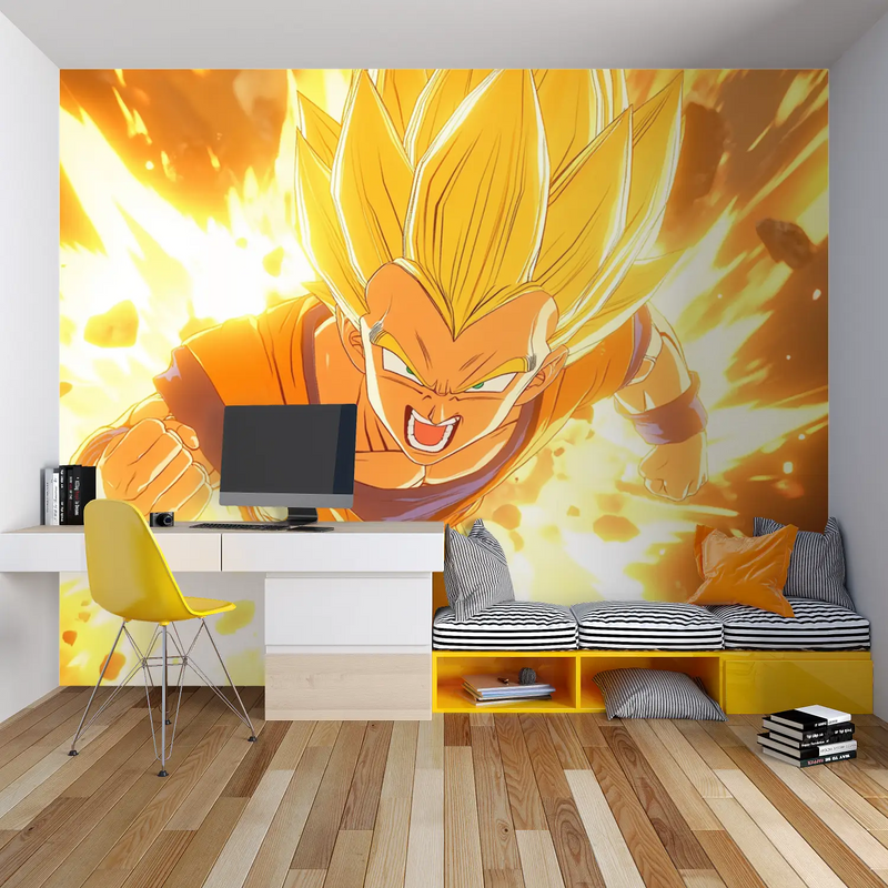 Papier Peint Super Sayan - tapisserie garçon