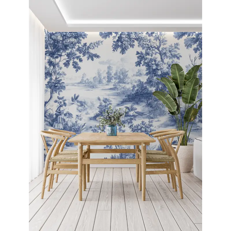 Toile De Jouy behang slaapkamer - Second Image