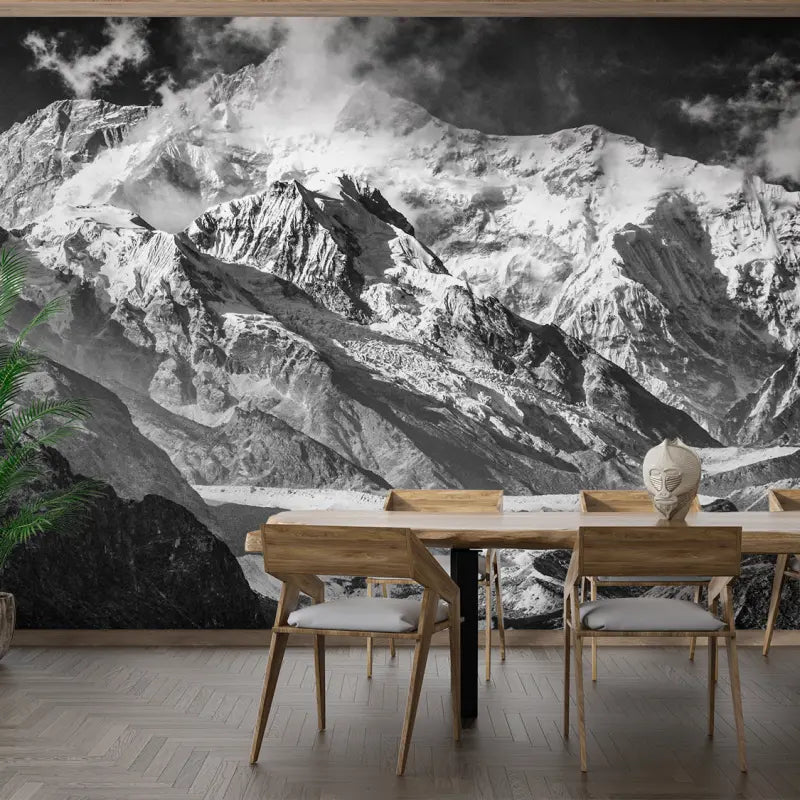 Trompe L’Oeil Mountain Wallpaper - Second Image