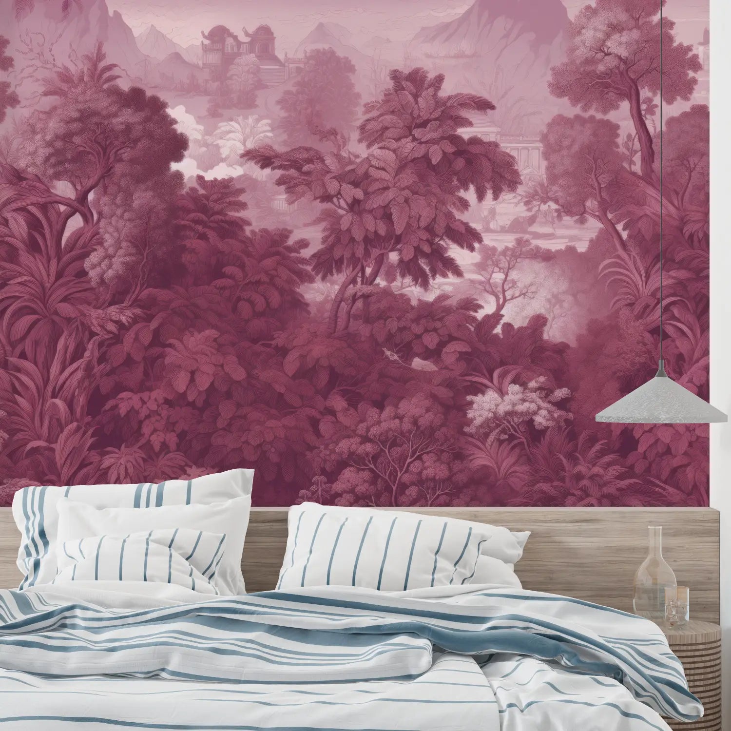 Panoramic Purple Pink Wallpaper - Second Image