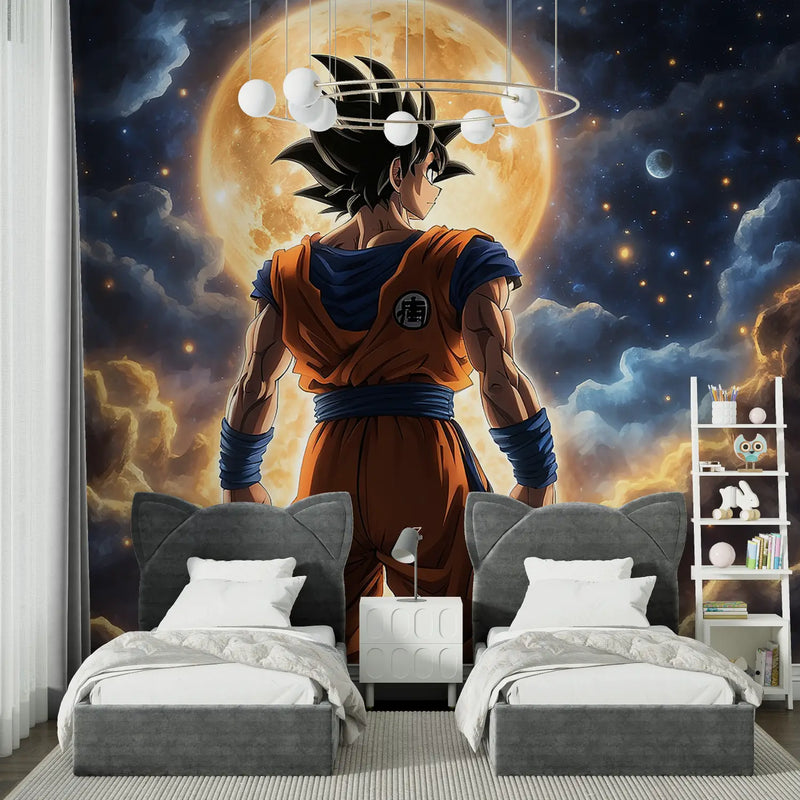 Tapisserie Dragon Ball Z - chambre garçon lit