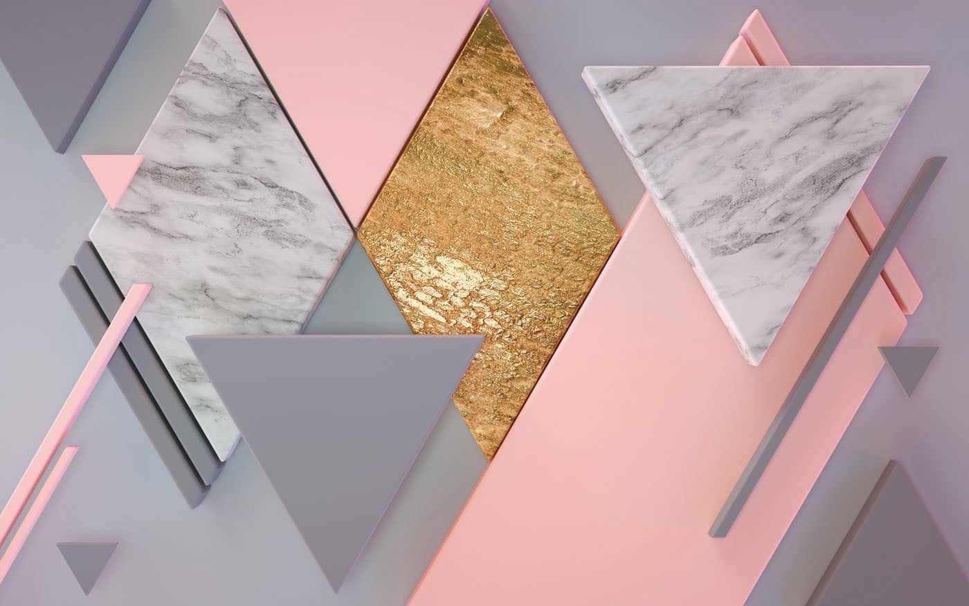 Papier Peint Princesse Rose Gold Doré