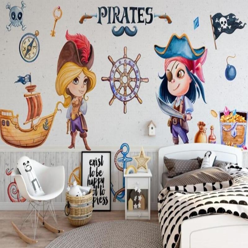 Papier Peint Pirate Chambre Fille