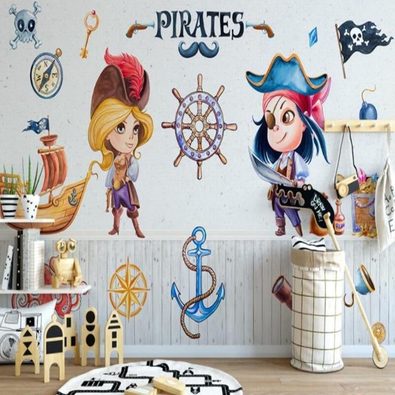 Papier Peint Pirate Chambre Fille