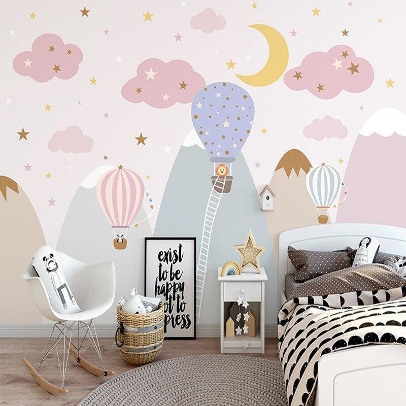 Pink Wallpaper for Girls Room - Second Image